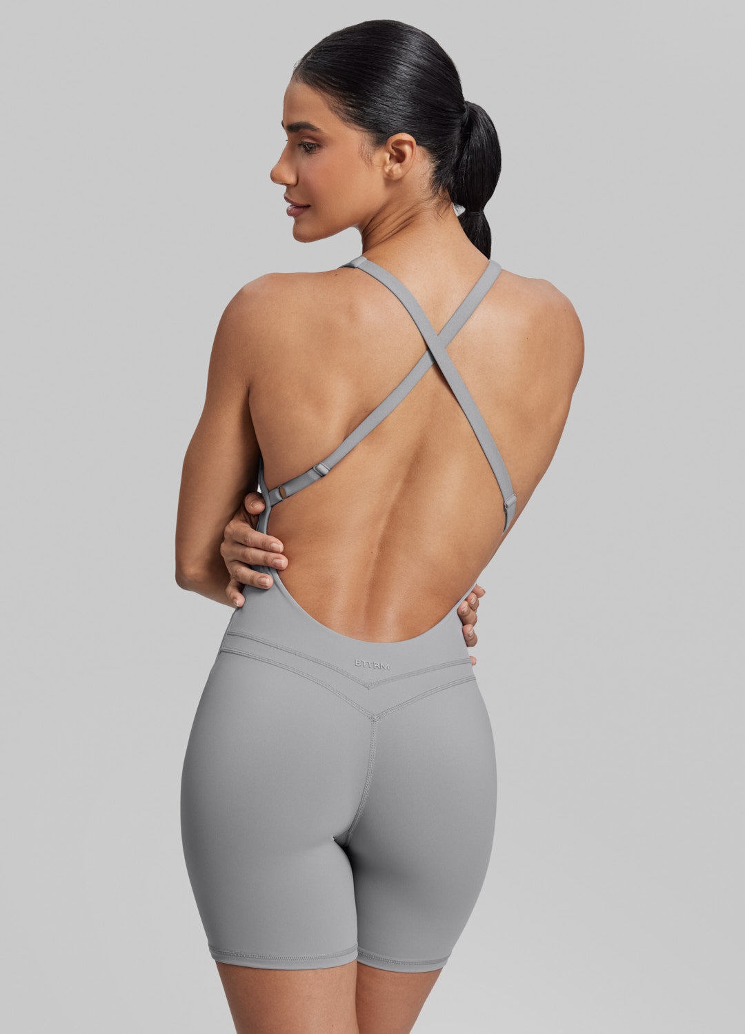 Spandex For Low Back Dress Form-Fitting Shorts Crossback Built-in Bra Sweat-Wicking Bodysuit (Color: Ash Grey) TC Dress Rehearsal Low-Back Mid-Thigh Shaping Bodysuit Cupid Intimates Spandex For Low Back Dress Form-Fitting Shorts Crossback Built-in Bra Sweat-Wicking Bodysuit (Color: Ash Grey) TC Dress Rehearsal Low-Back Mid-Thigh Shaping Bodysuit Cupid Intimates
