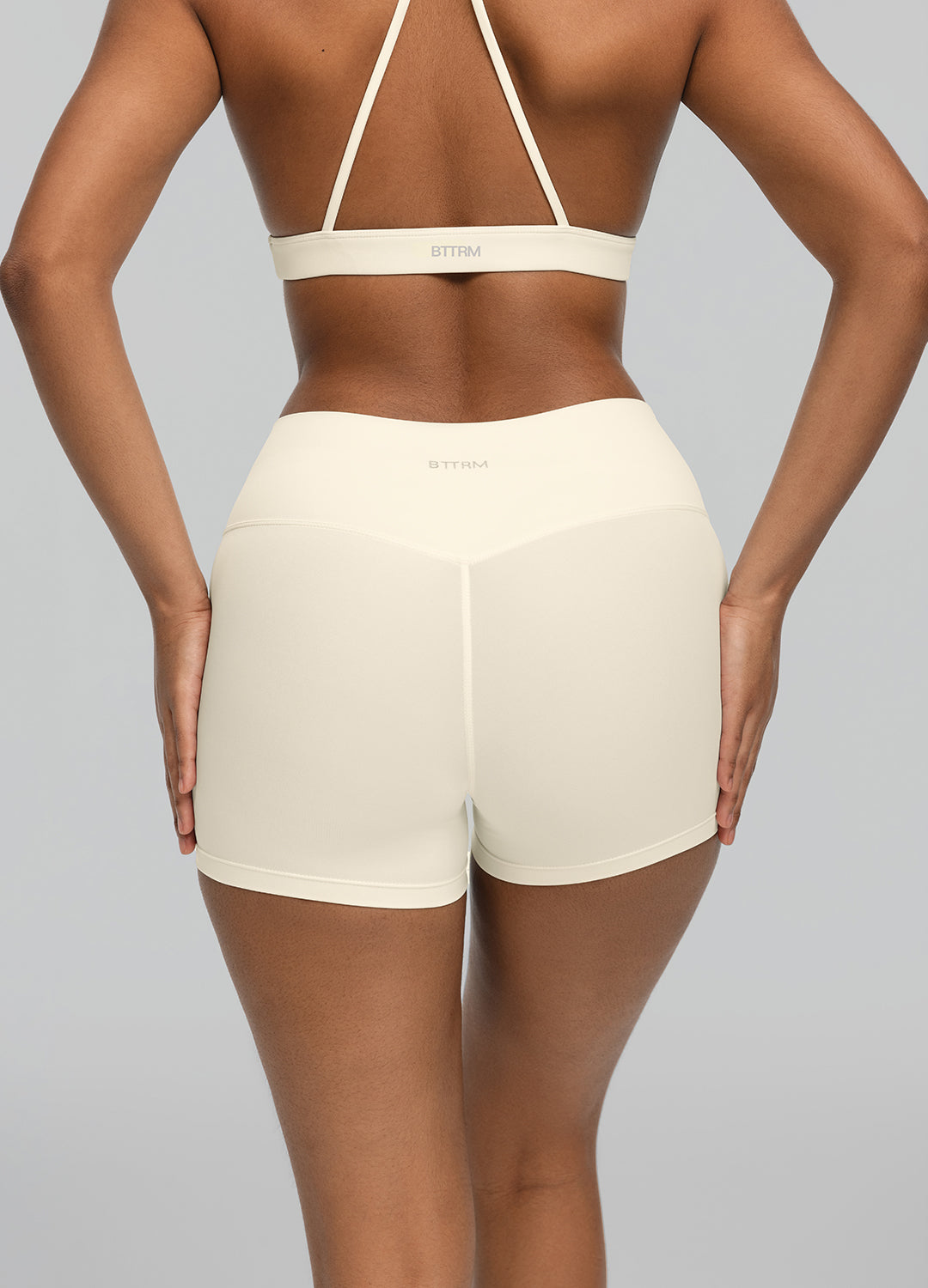 High-Waisted Micro Shorts (Color: Creamy Vanilla) | BetterMe Store High-Waisted Micro Shorts (Color: Creamy Vanilla) | BetterMe Store
