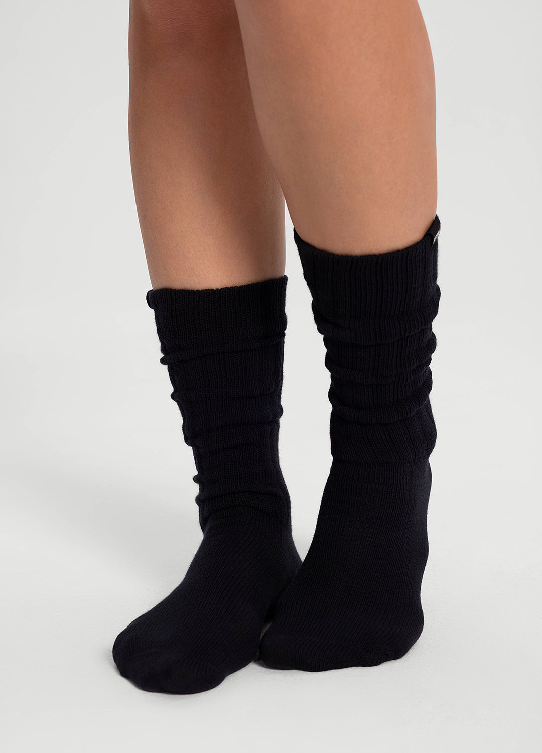Unisex Cotton Slouch Socks (Color: Black) | BetterMe Store