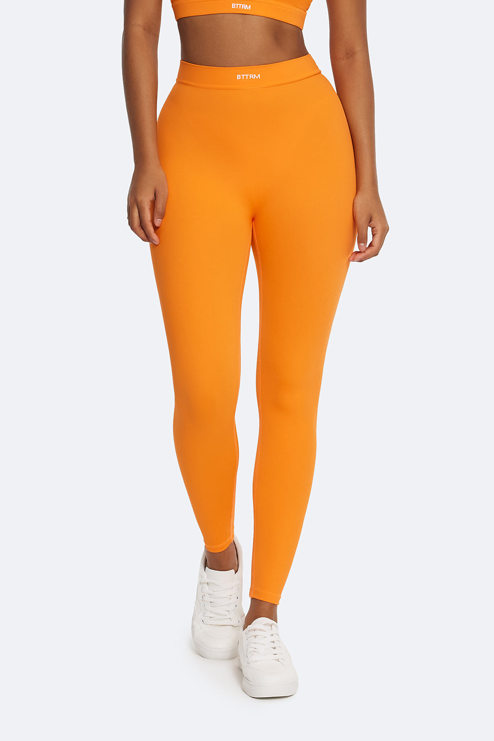 Seamless Leggings Bright Yellow Leggings Ruched High-Waisted