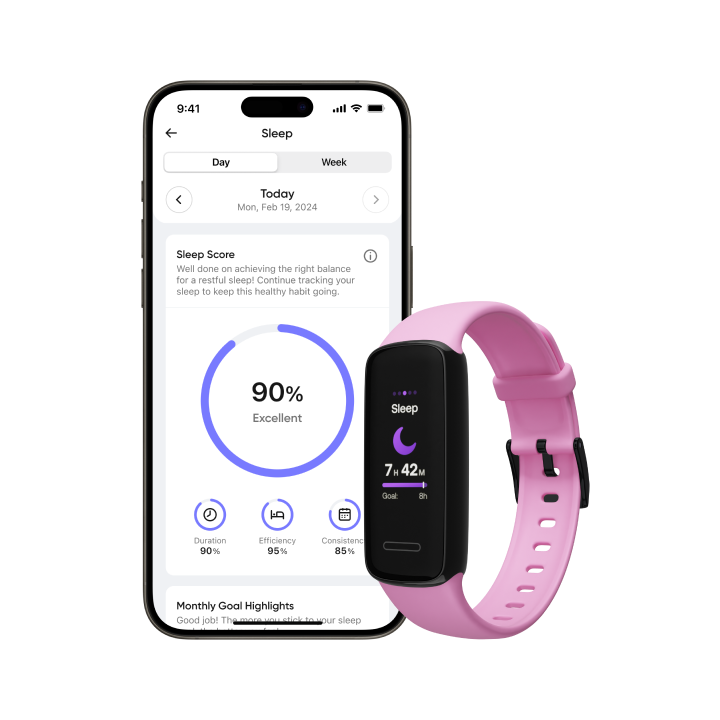 BetterMe Fitness Tracker (Color: Pink, Beige, Black, Lavender