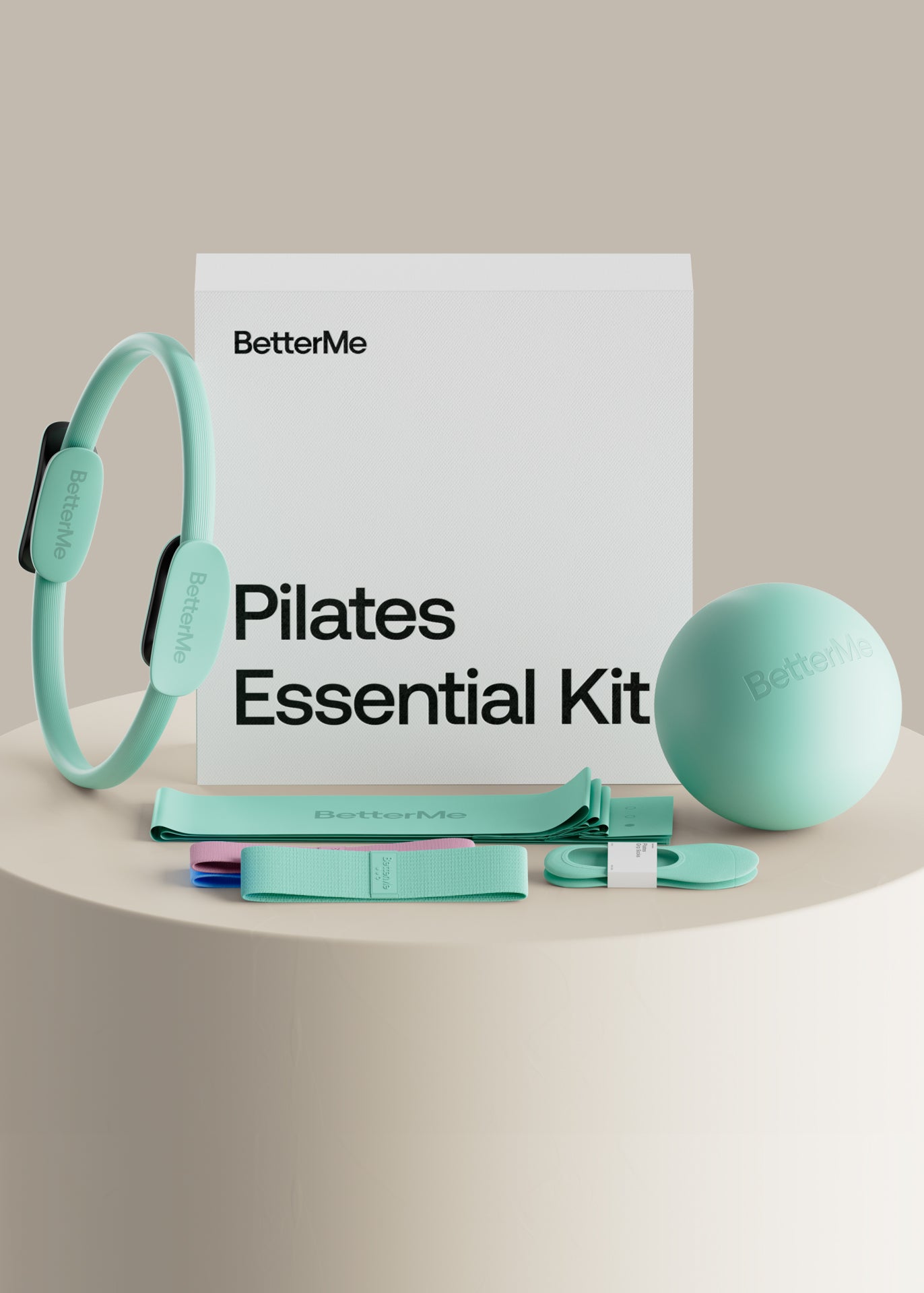 Pilates Essential Kit (Color: Subtle Mint) | BetterMe Store