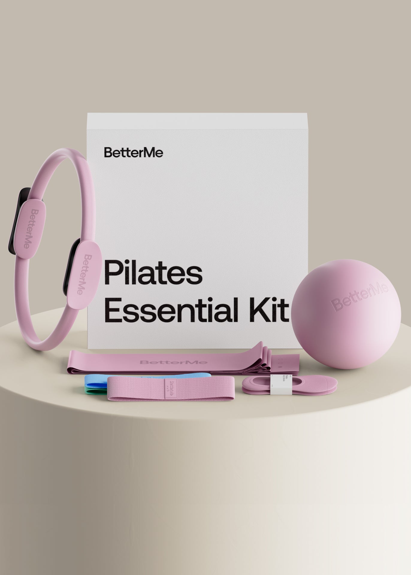 Pilates Essential Kit (Farbe: Raspberry Pink) | BetterMe Store