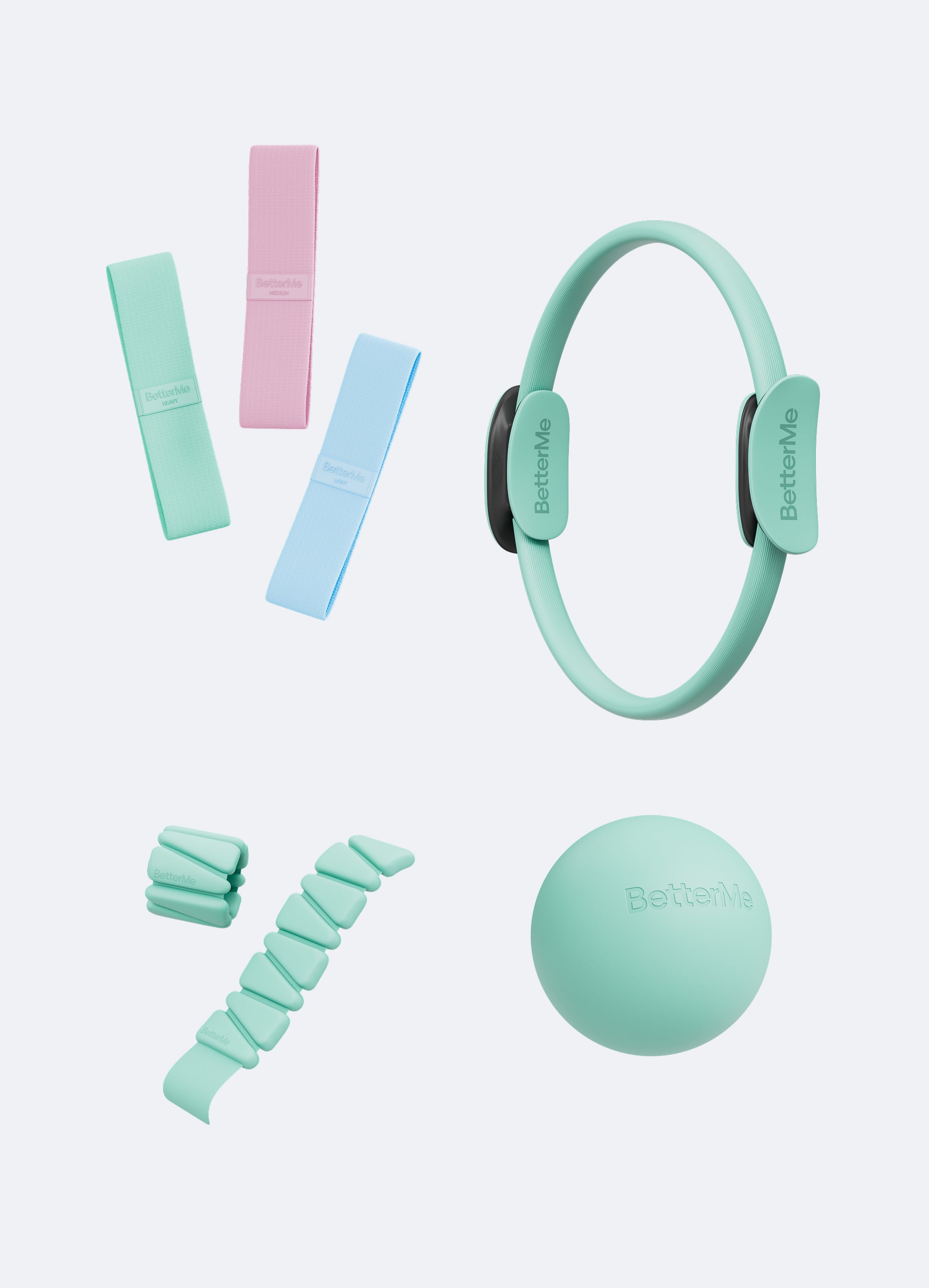 Bubble Butt Kit (Color: Subtle Mint) | BetterMe Store