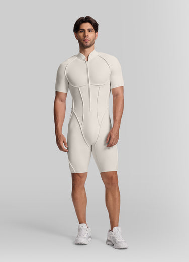 Herosuit corto con espalda cerrada