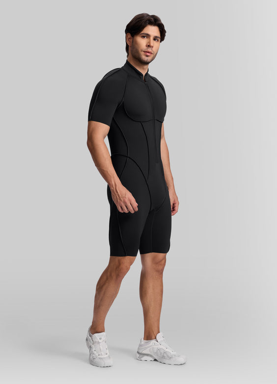Sleek Shorts Open-Back Herosuit