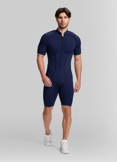 Sleek Shorts Open-Back Herosuit