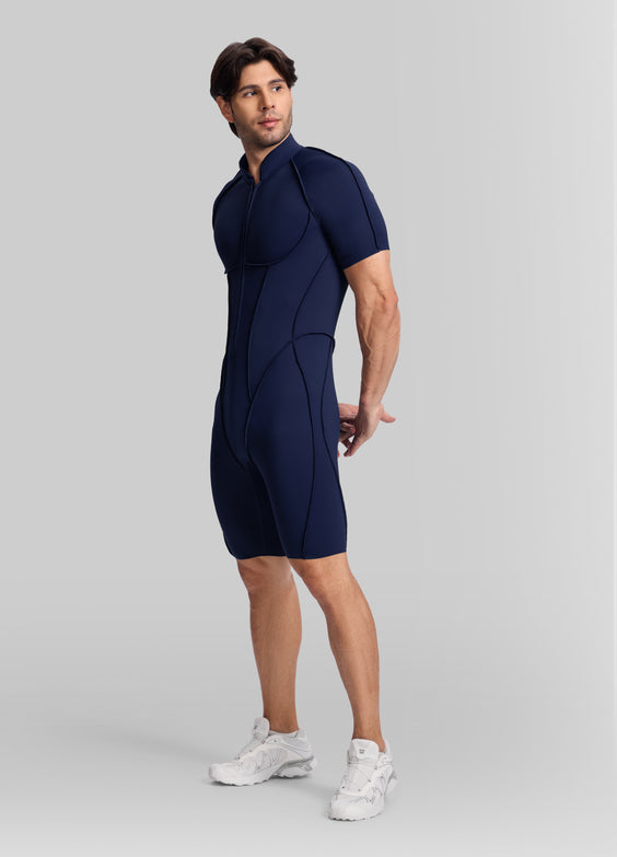 Sleek Shorts Open-Back Herosuit