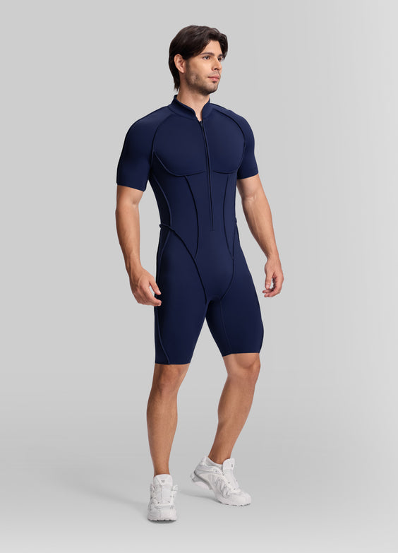Sleek Shorts Open-Back Herosuit