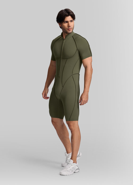 Sleek Shorts Open-Back Herosuit