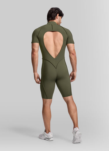 Sleek Shorts Open-Back Herosuit