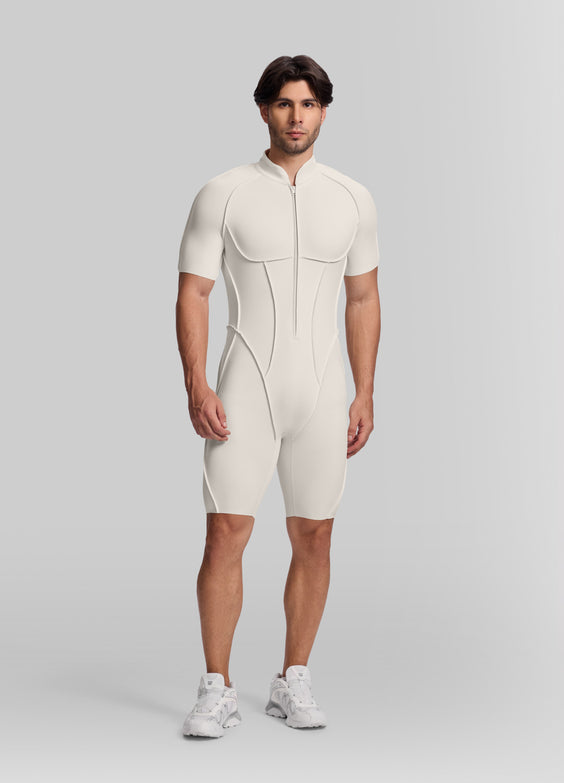 Sleek Shorts Open-Back Herosuit