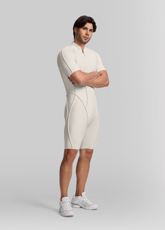 Sleek Shorts Open-Back Herosuit
