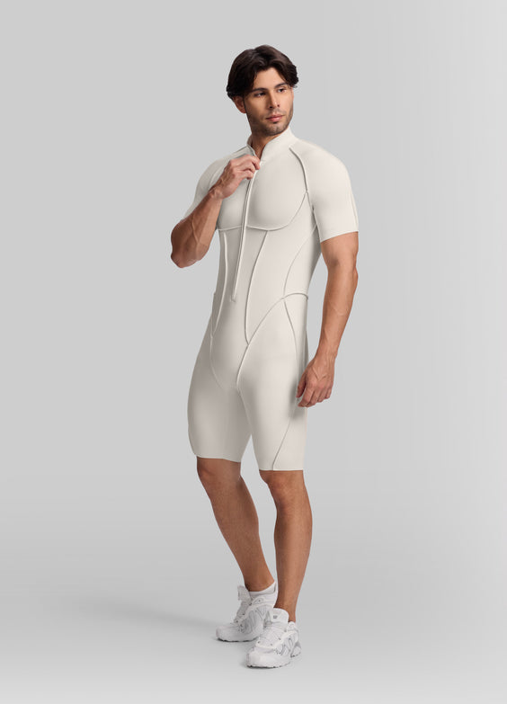 Sleek Shorts Open-Back Herosuit
