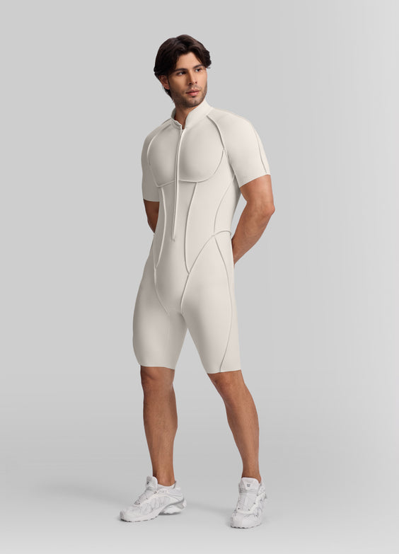 Sleek Shorts Open-Back Herosuit