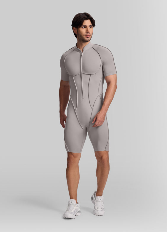 Sleek Shorts Open-Back Herosuit