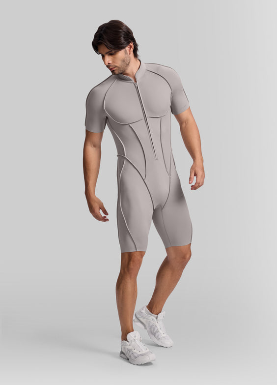 Sleek Shorts Open-Back Herosuit