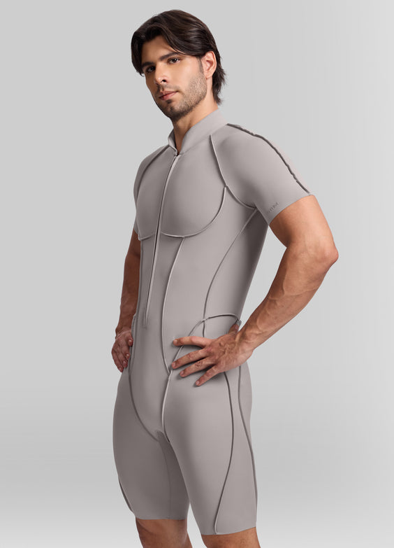 Sleek Shorts Open-Back Herosuit