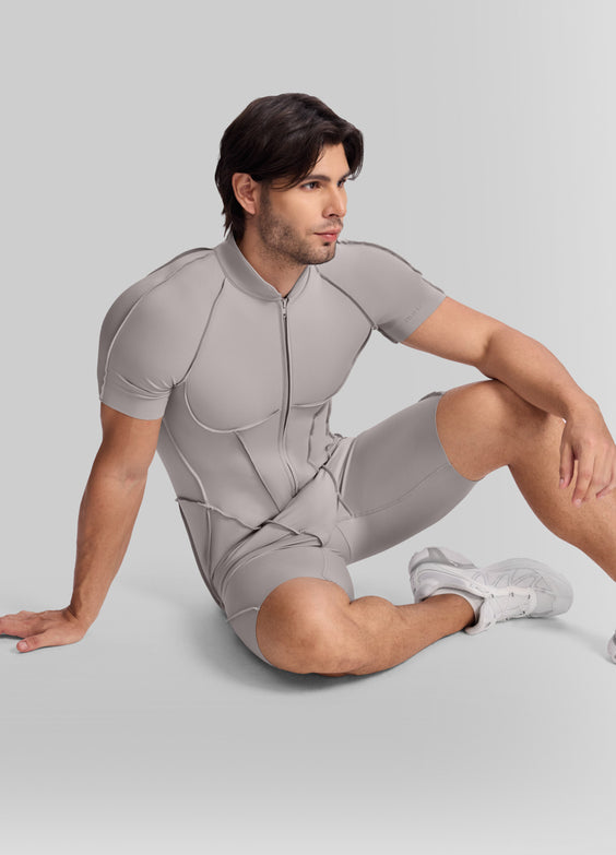 Sleek Shorts Open-Back Herosuit