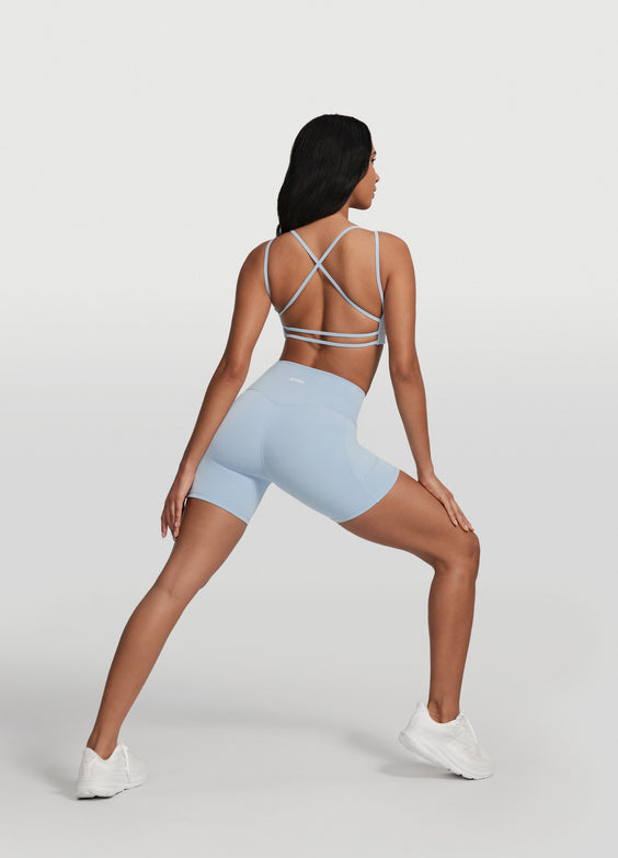 High-Waisted Side Pocket Shorts