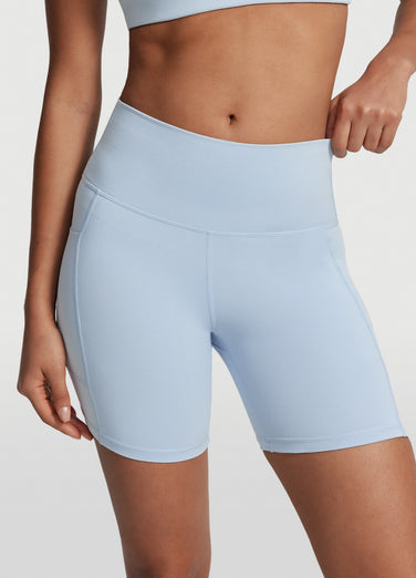 High-Waisted Side Pocket Shorts