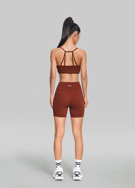 High-Waisted Impact Mesh Shorts