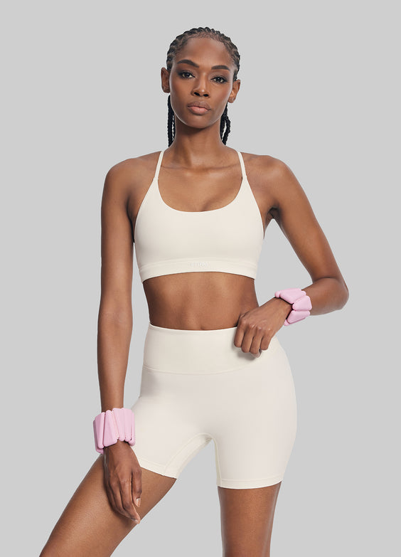 High-Waisted Impact Mesh Shorts