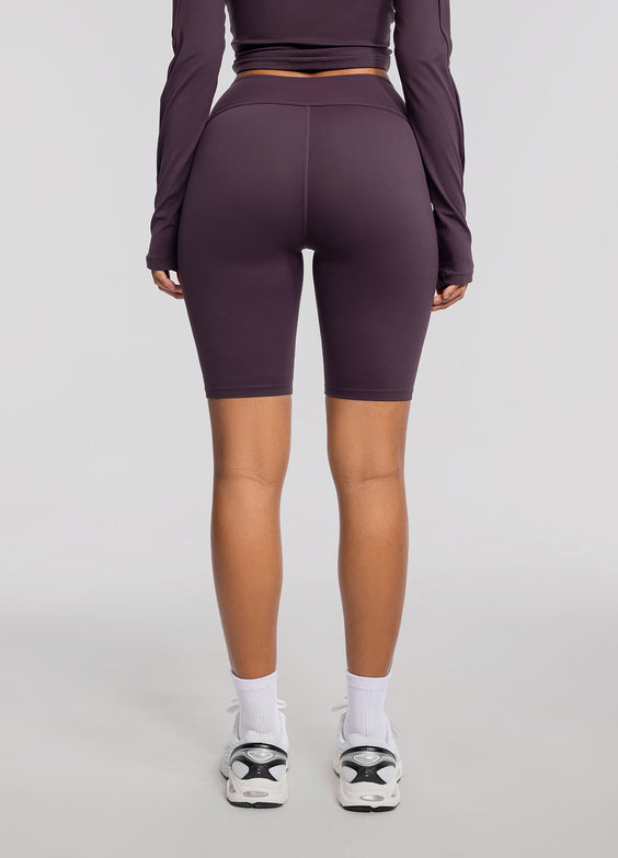 High-Waisted Performance Biker Shorts