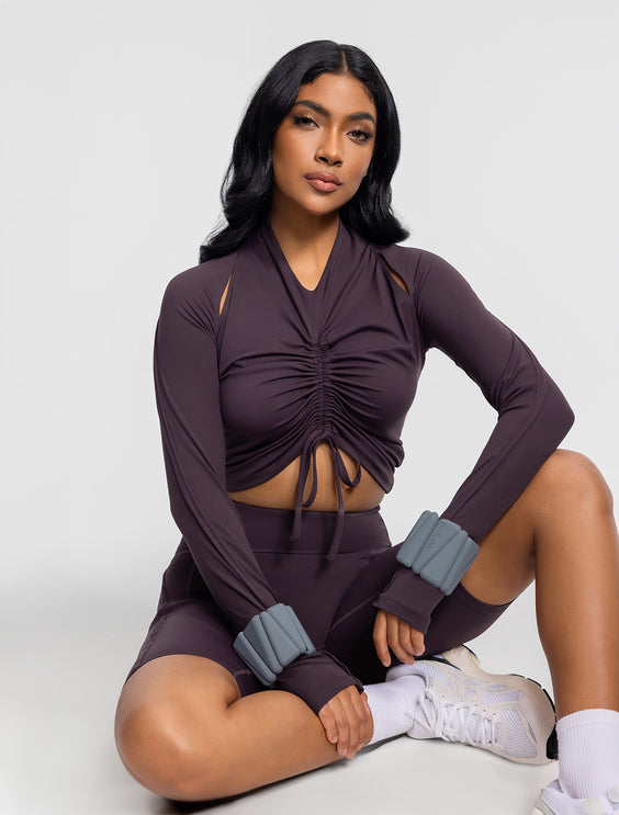 High-Waisted Performance Biker Shorts