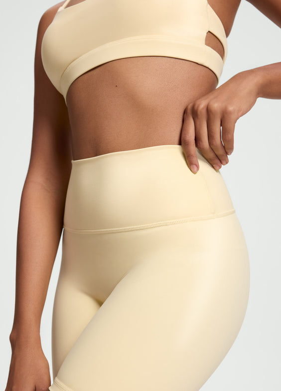 Faux Leather Bike Shorts