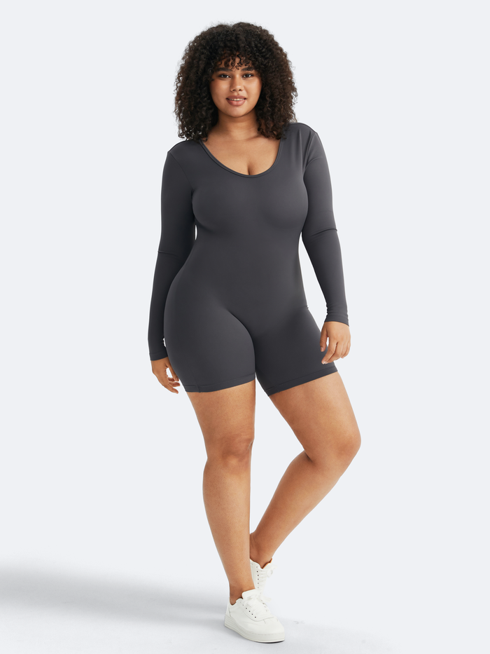 U-back Long Sleeve Bodysuit