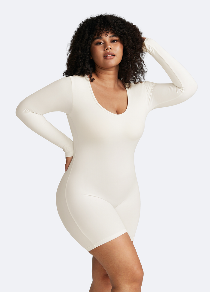 U-back Long Sleeve Bodysuit