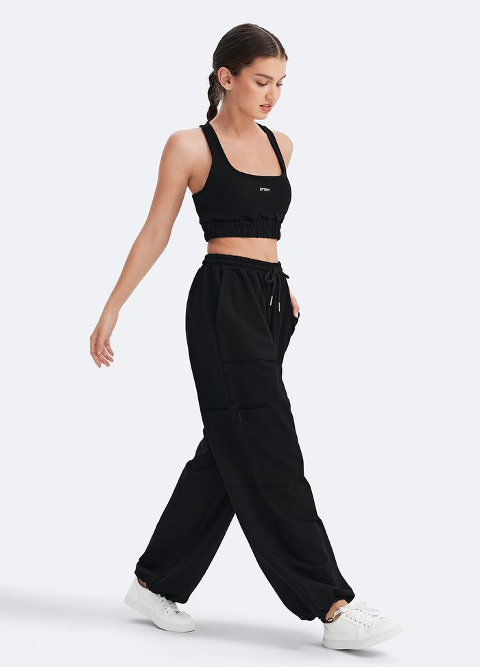 Casual Drawstring Waist Sweatpants