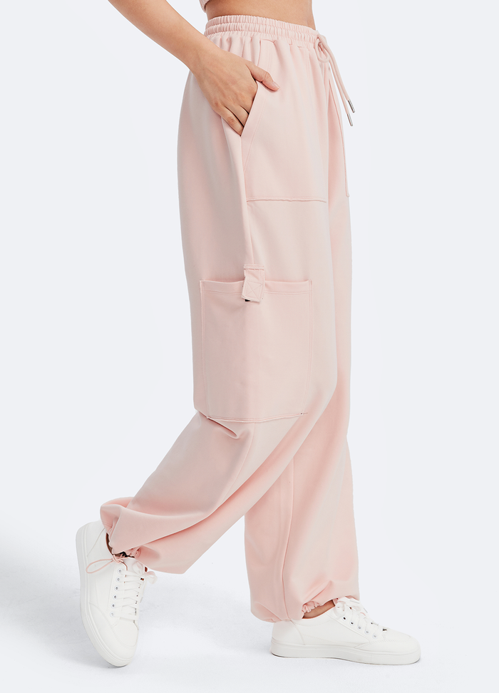 Pantalones de deporte casuales con cordón en la cintura