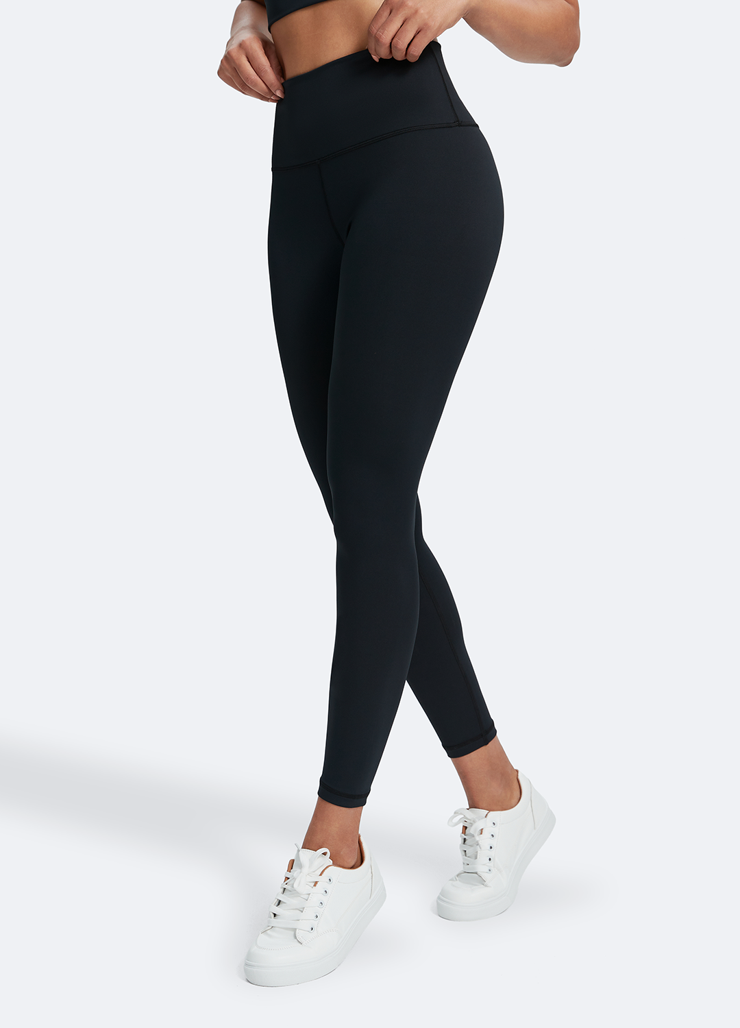 Pilates High-Rise Leggings (Color: Black) | BetterMe Store