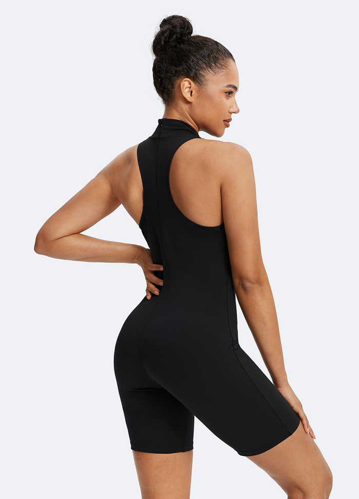 Sleeveless High-Neck Bodysuit