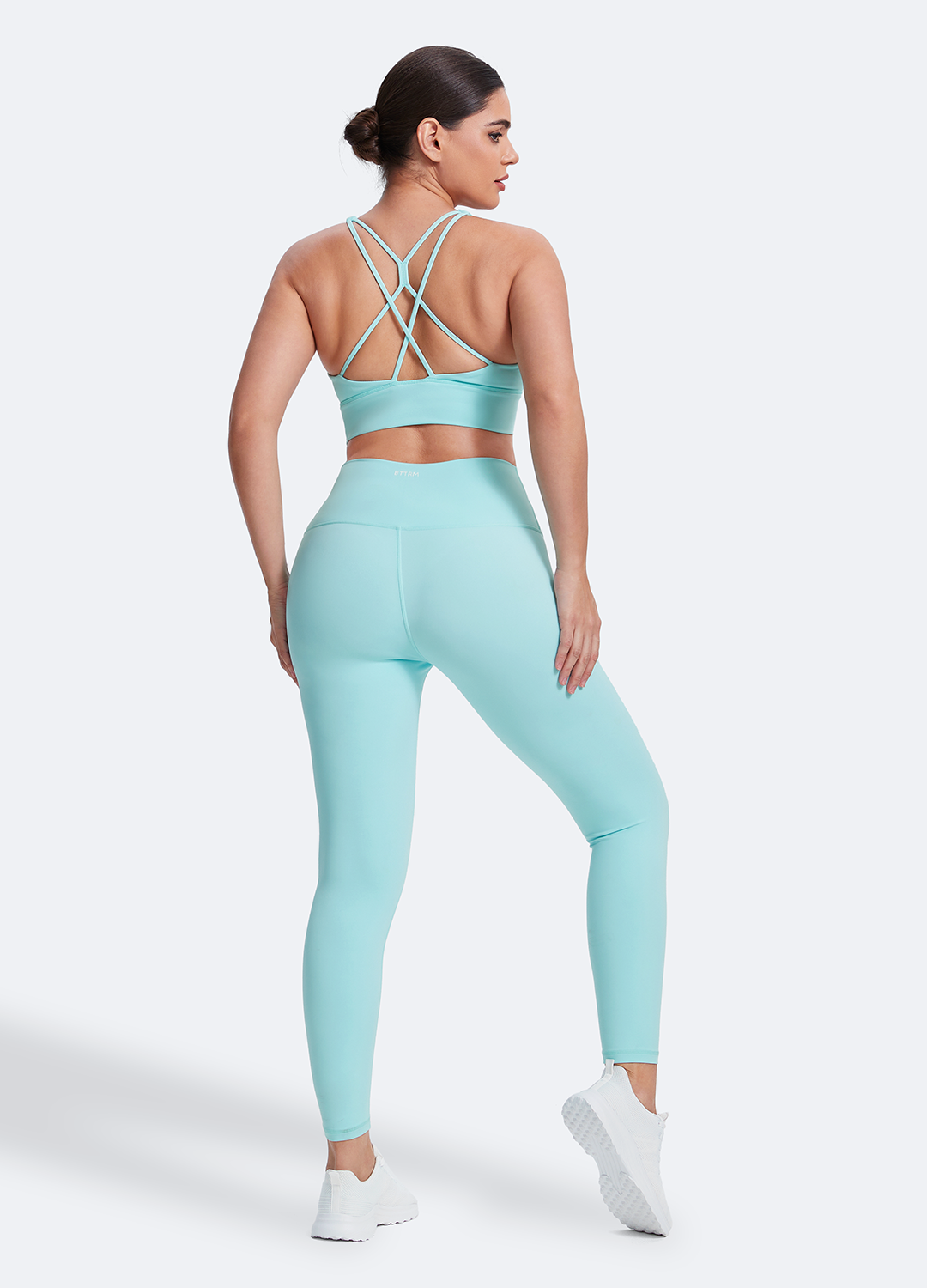 Straps and Support Bra & Pilates high-rise leggings set
