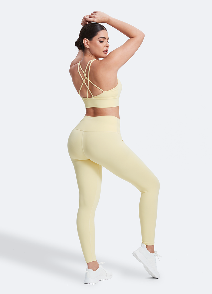 Hochgeschnittene Pilates-Leggings