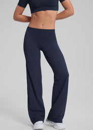 High-Rise Straight Leg Flowy Stretchy Soft Sweat-Wicking Bottoms