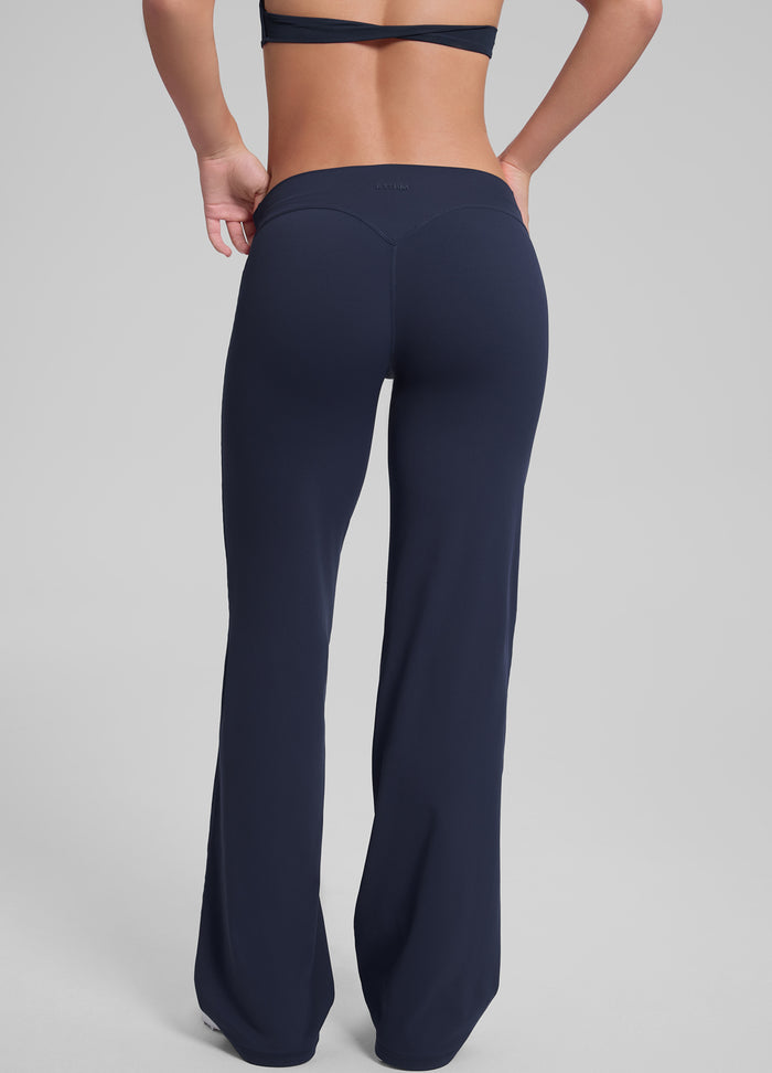 High-Rise Straight Leg Flowy Stretchy Soft Sweat-Wicking Bottoms