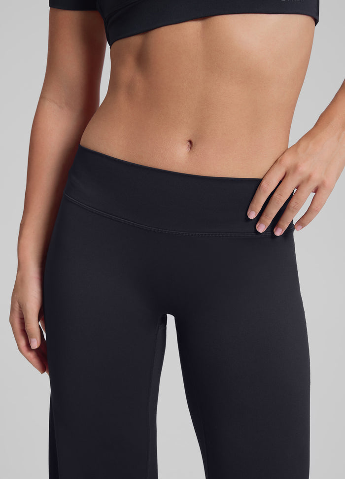 High-Rise Straight Leg Flowy Stretchy Soft Sweat-Wicking Bottoms