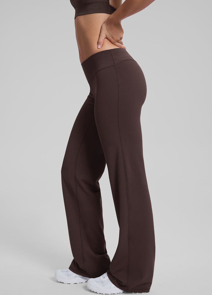 High-Rise Straight Leg Flowy Stretchy Soft Sweat-Wicking Bottoms