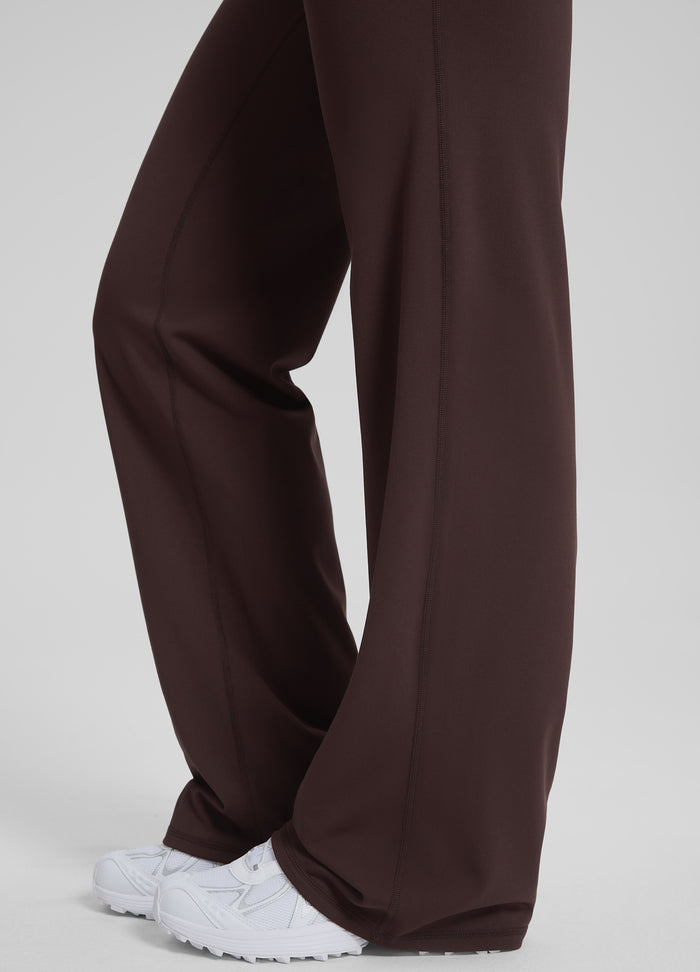 High-Rise Straight Leg Flowy Stretchy Soft Sweat-Wicking Bottoms