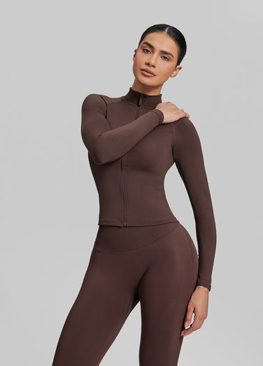 Veste Ultrascupt chaude et respirante sans coutures avec zip intégral