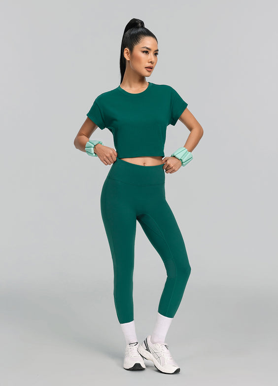 T-Shirt in Cotone Corta