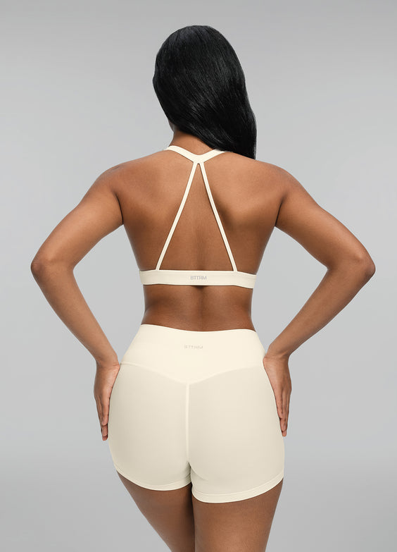 High-Waisted Micro Shorts