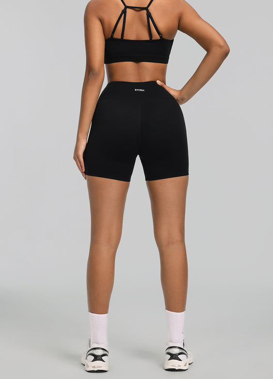 High-Waisted Impact Mesh Shorts