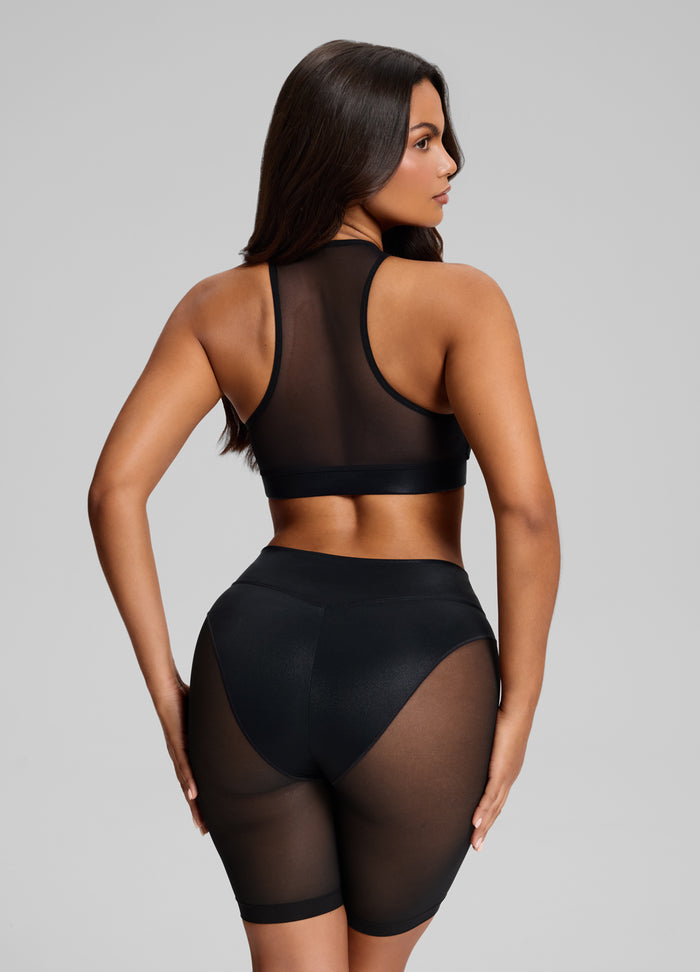 Haut Sculpt à col ras