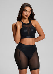 Haut Sculpt à col ras