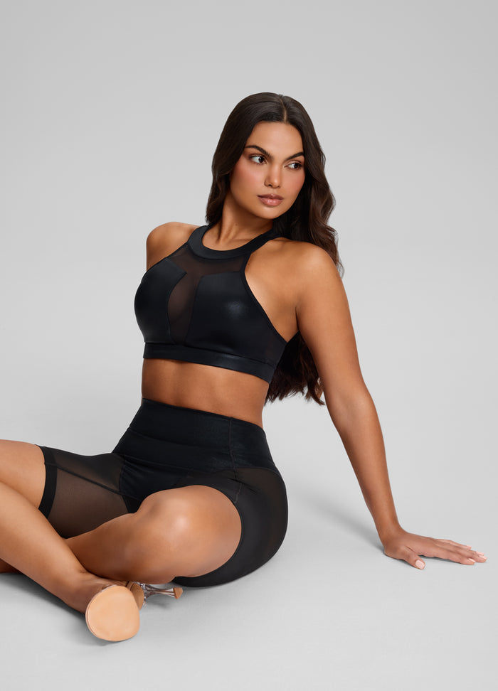 Haut Sculpt à col ras